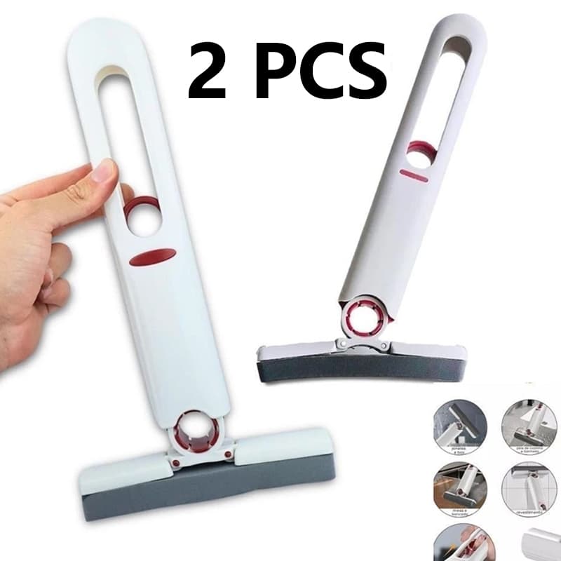 Mini Rodos Mop Magico Limpa E Seca Rodinho De Pia Cozinha retrátil