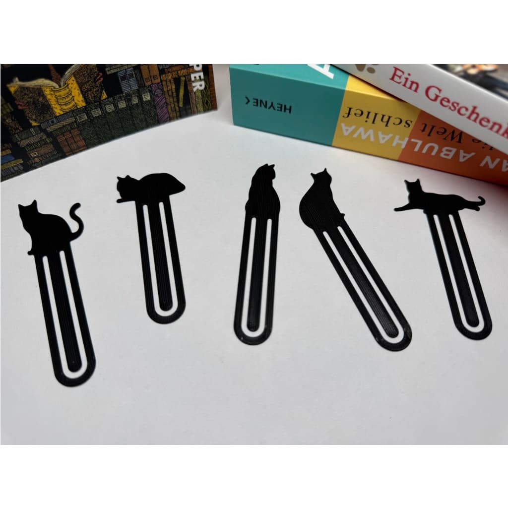 Marcador de Livro Gatinhos Kit Presente Criativo Para Quem Ama Ler