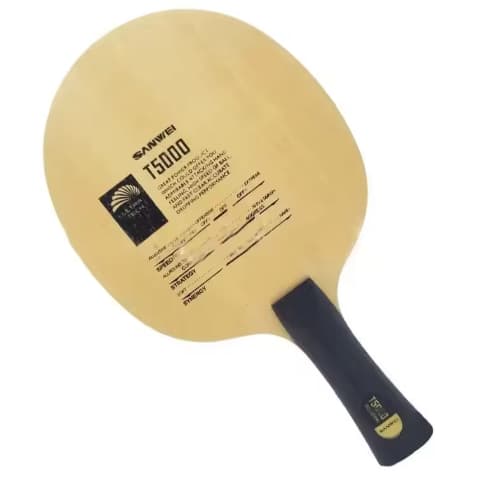 Promoção Raquete de tênis de mesa profissional Sanwei T5000