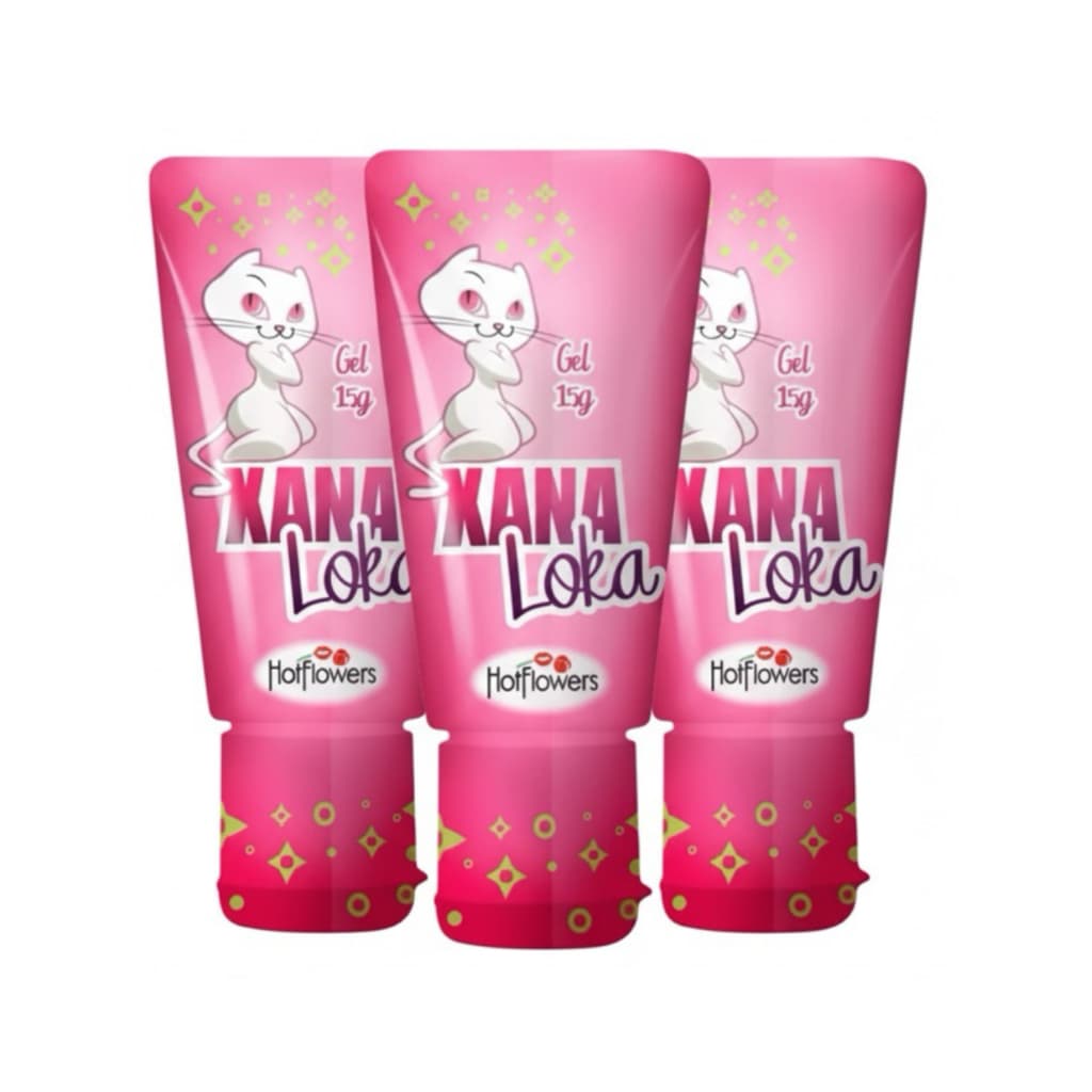 Xana Loka Gel Íntimo Feminino com Sensações Aquecidas e Refrescantes 15g