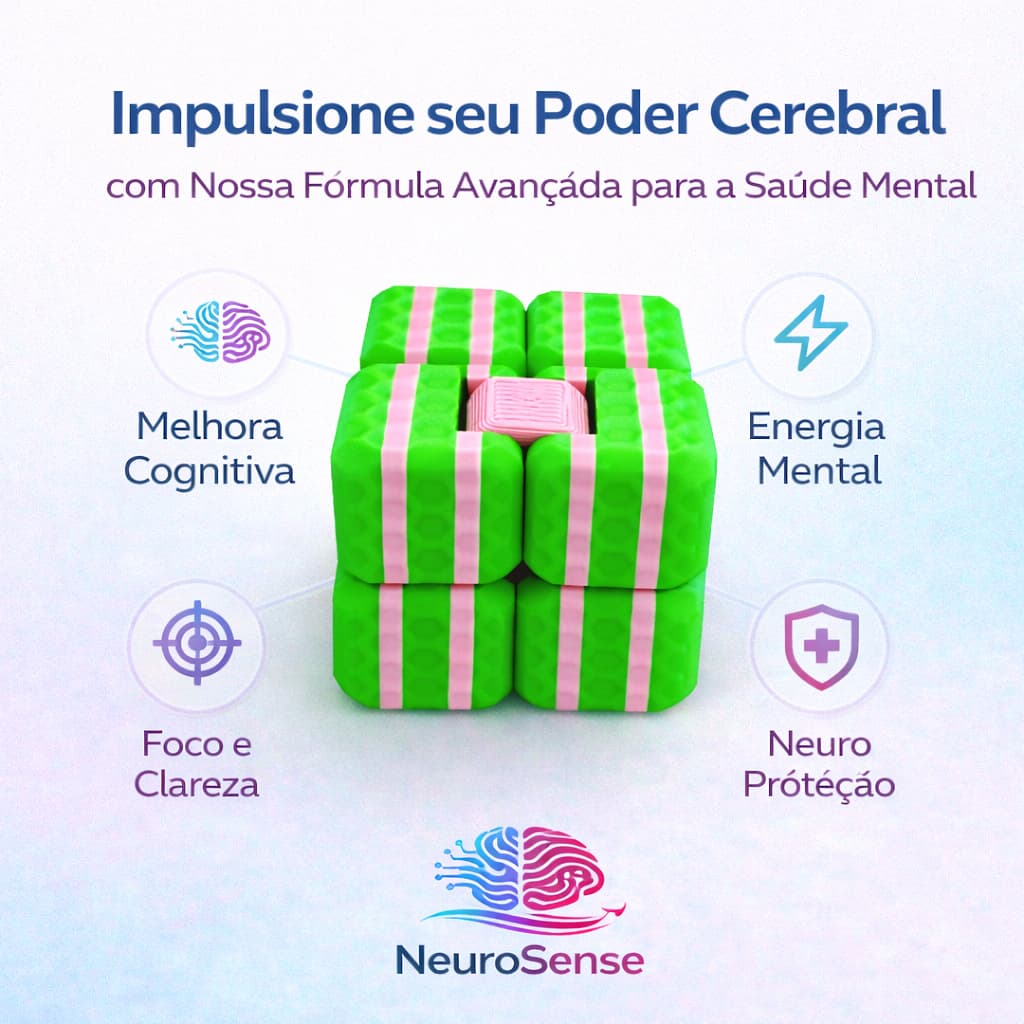 Cubo Infinito  – Auxilia no Foco e Relaxamento (TEA/TDAH) - (Cores Aleatórias)