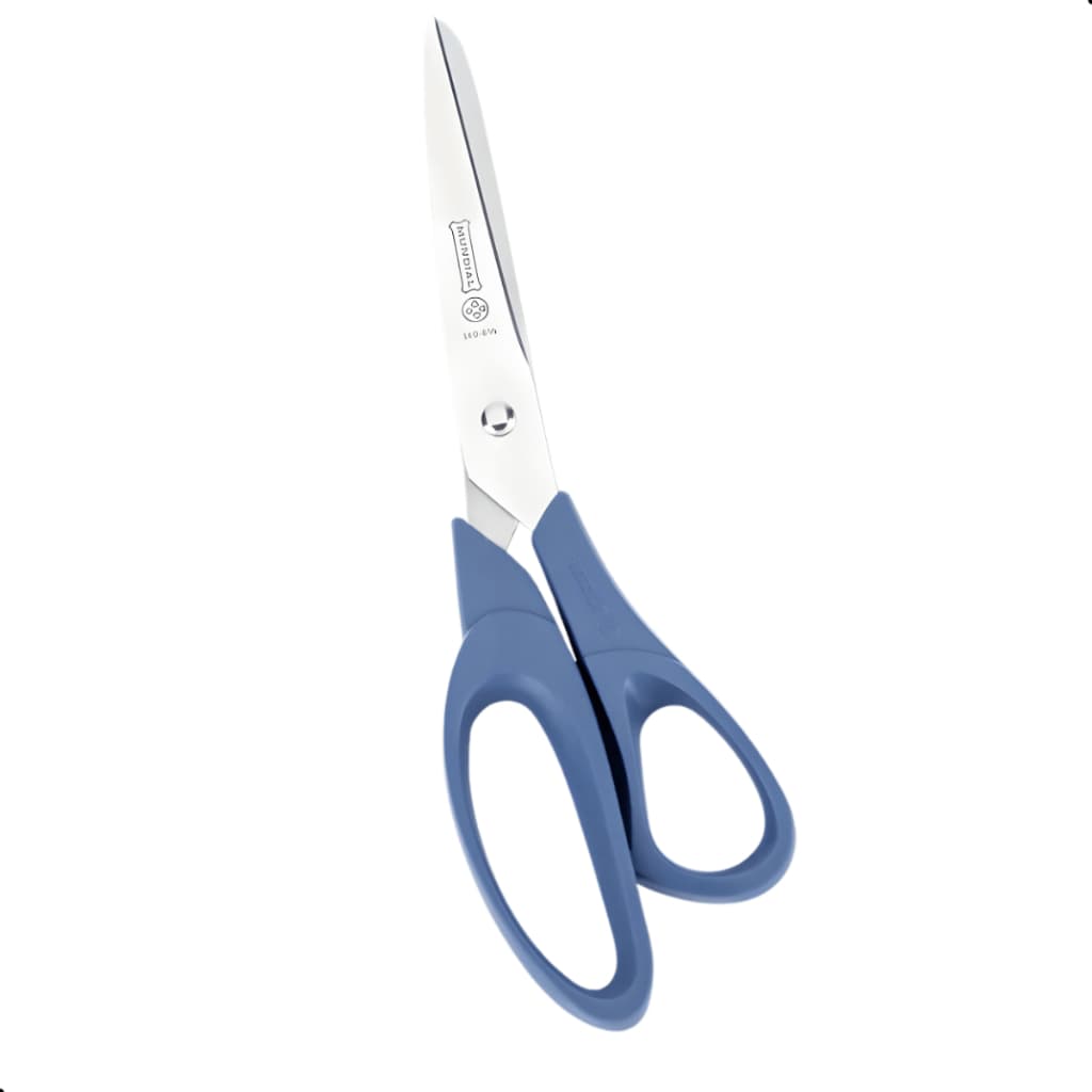 Tesoura Multiuso Mundial 21cm 8 Polegadas Easy Cut Azul Original Reforçada Costura Escritório