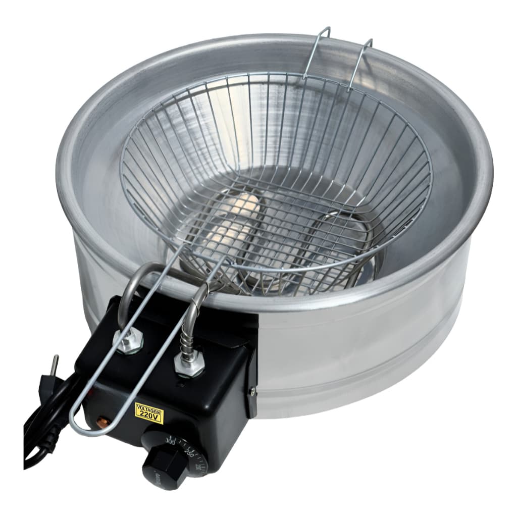 Fritadeira Elétrica De Óleo Industrial Inox 3,5 L 220v
