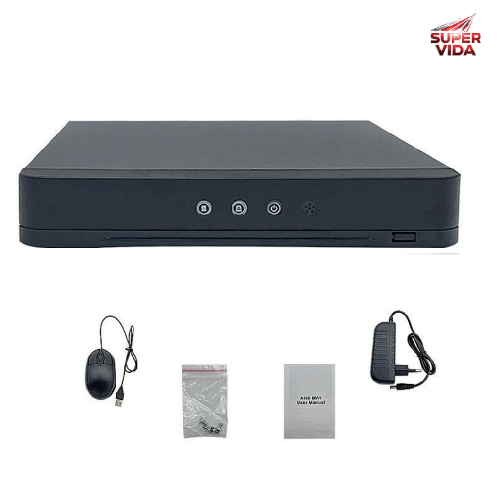 DVR Versátil AITEK 5 em 1 (4, 8 ou 16 Canais) 5MP Acesso Remoto XMEYE