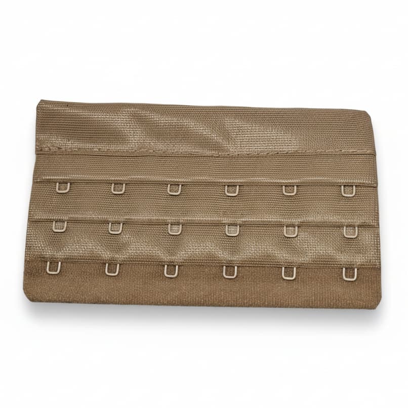 Extensor Prolongador de Sutiã 6 ganchos Reforçado 7 cm de Comprimento Preto e Nude