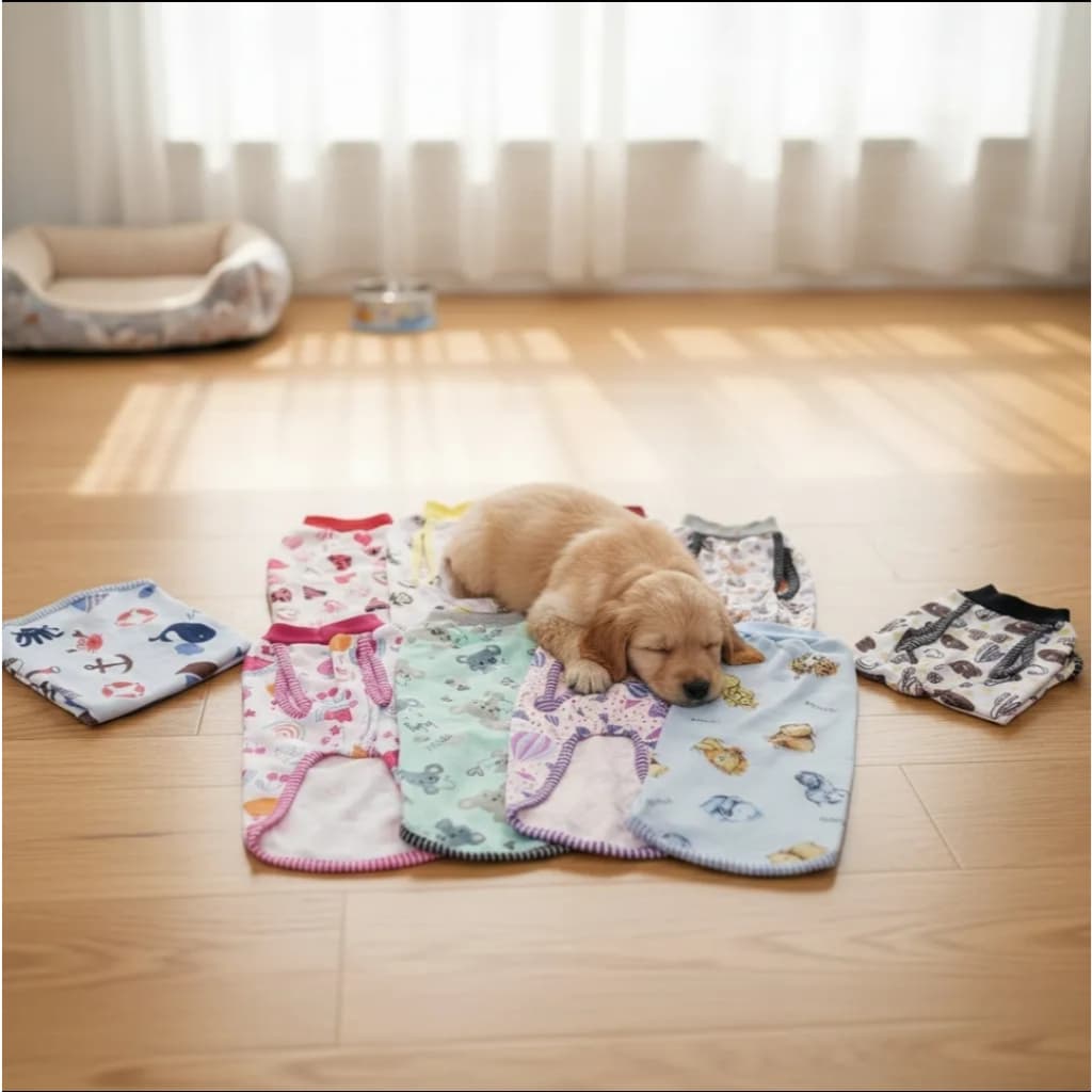 ROUPINHA PET MALHA ESTAMPADA ROUPA 100% ALGODAO CONFORTAVEL PARA CAES E GATOS N0 AO N16