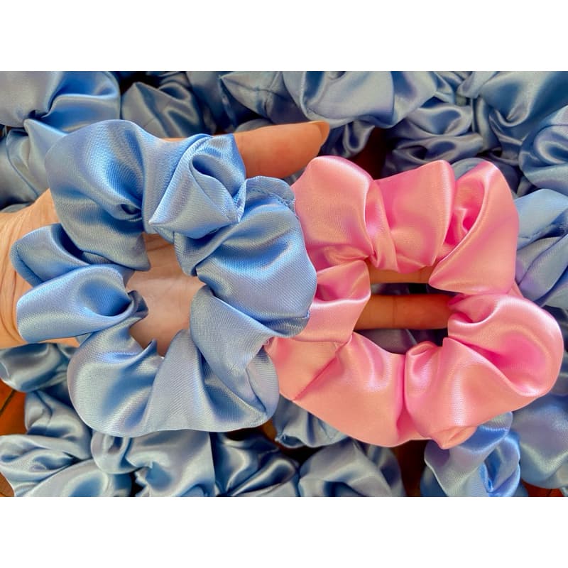 kit 40/50/60 lembranças  MIMOS Xuxa scrunchies de cabelo cetim antifrizz- ELÁSTICO DE CABELO