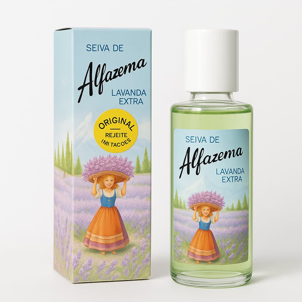 Colônia Seiva de Alfazema Lavanda ORIGINAL 118ml – Uso Diário em Bebês, Pós-Banho, Roupas e Lençóis