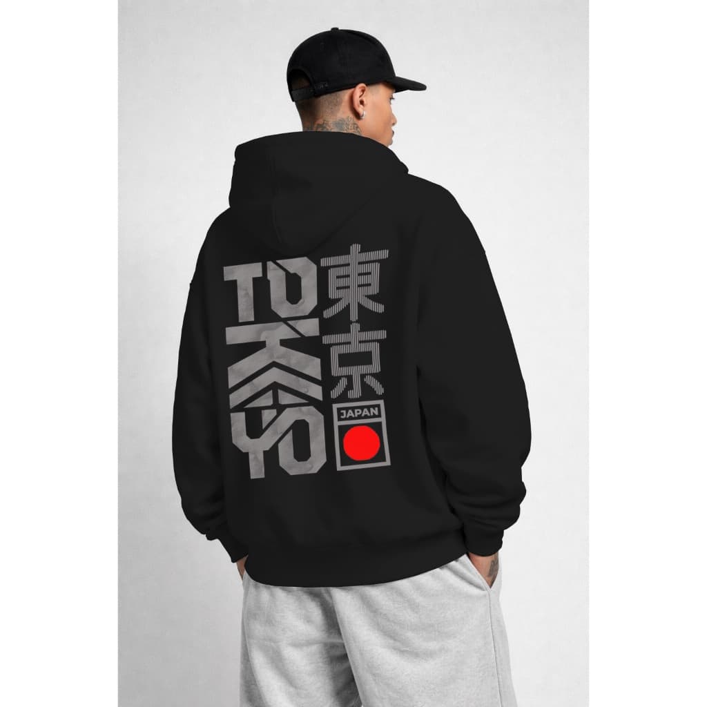 Moletom Oversized Tokio City Street Unissex Dtf Ref4638
