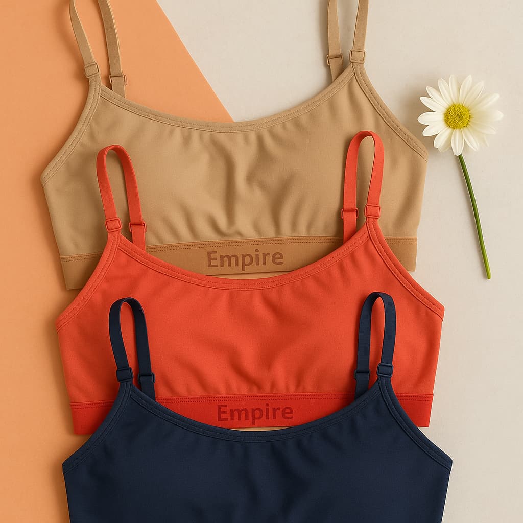 Kit 3 Top Feminino Forrado Microfibra Sutiã Top Fitness de Academia