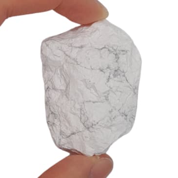 Howlita Pedra Natural Bruta Cristal Mineral