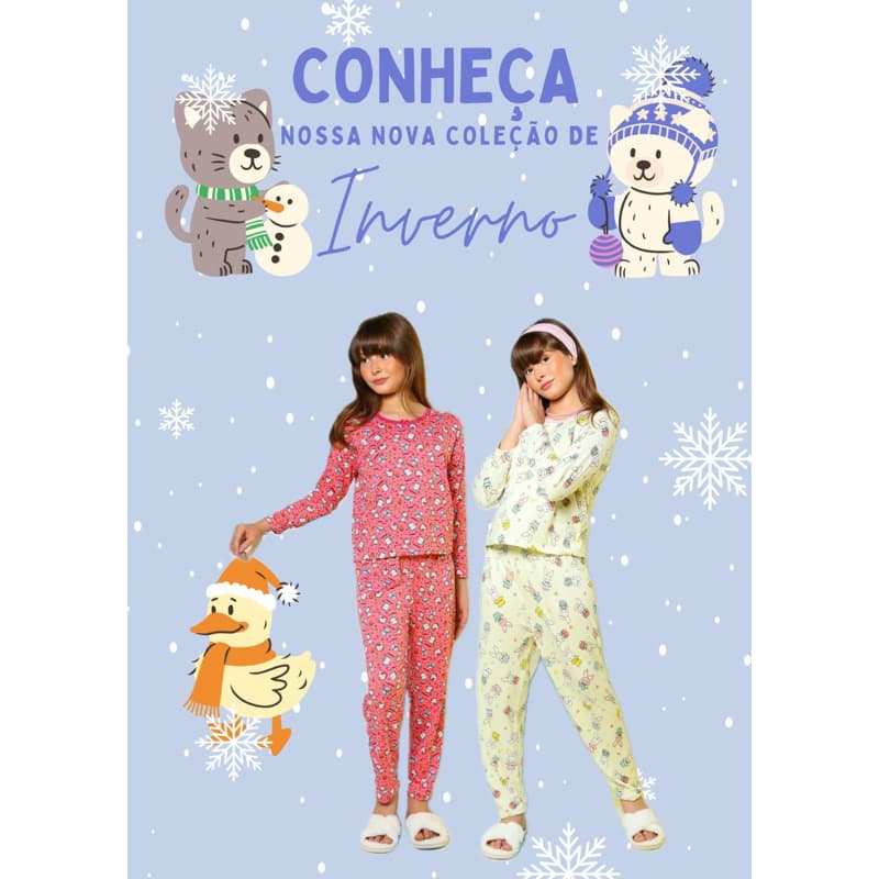 PIJAMA MANGA LONGA SUEDE INFANTIL
