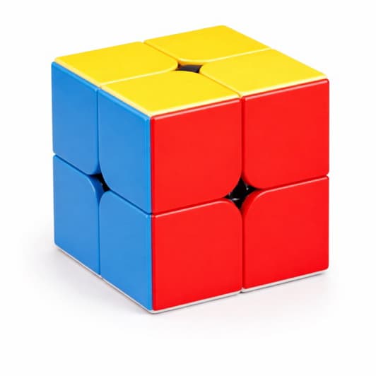Cubo Mágico 2x2 MoYu Profissional Cores Vivas