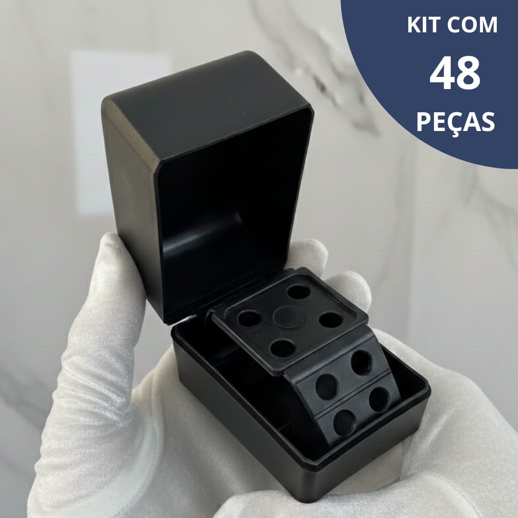 48 Caixa Estojo Embalagem Para Relógio Com Suporte Caixinha Reforçada Resistente Qualidade Premium