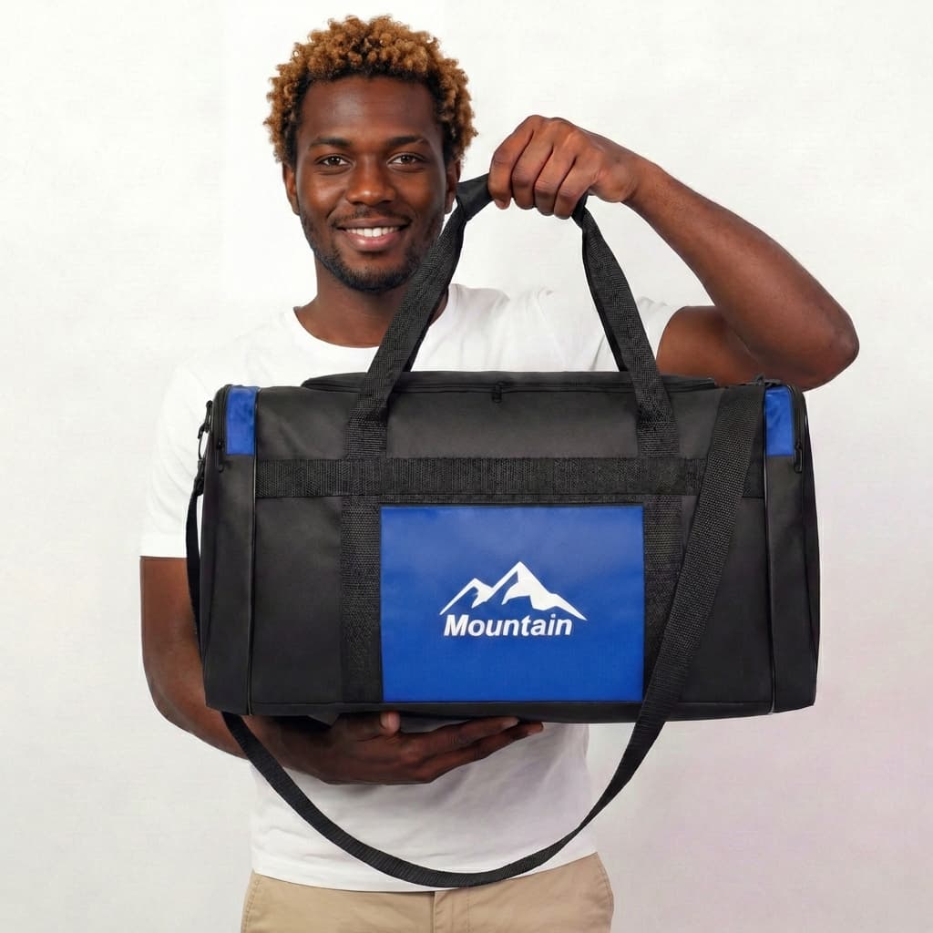 Bolsa de Mão P Azul Royal Claro Porta Marmita Chuteira Academia Dia a Dia Pequena