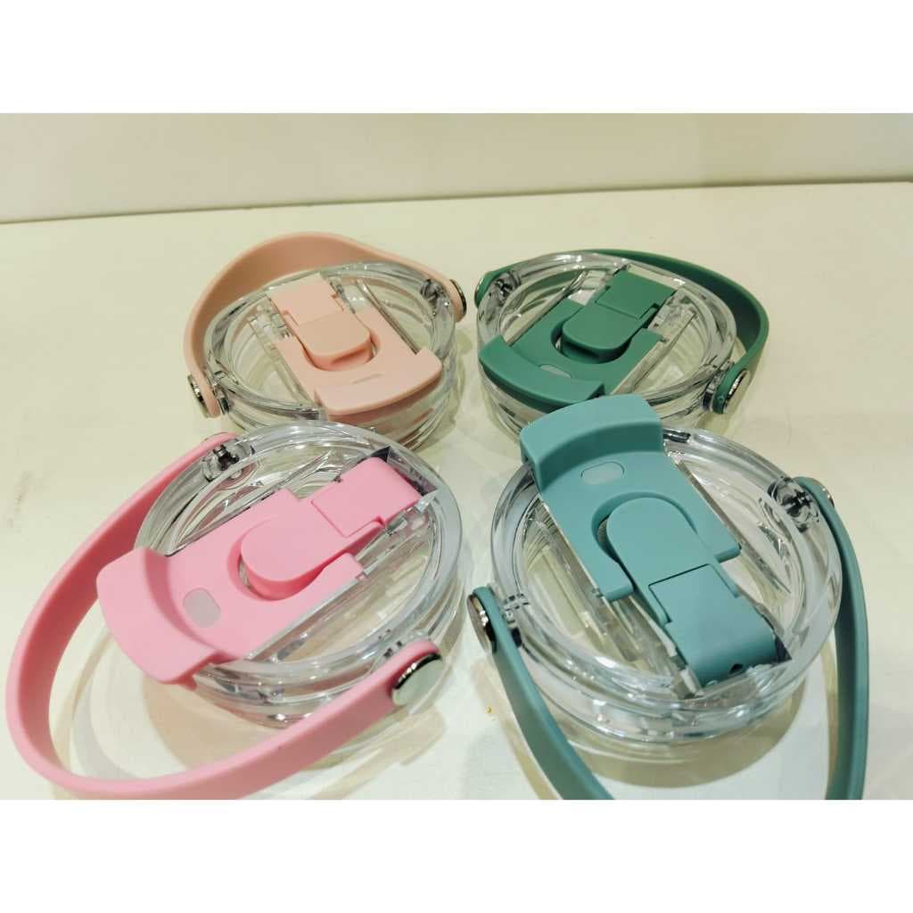 Tampa copo  Crystal com Alça Antivazamento para copos