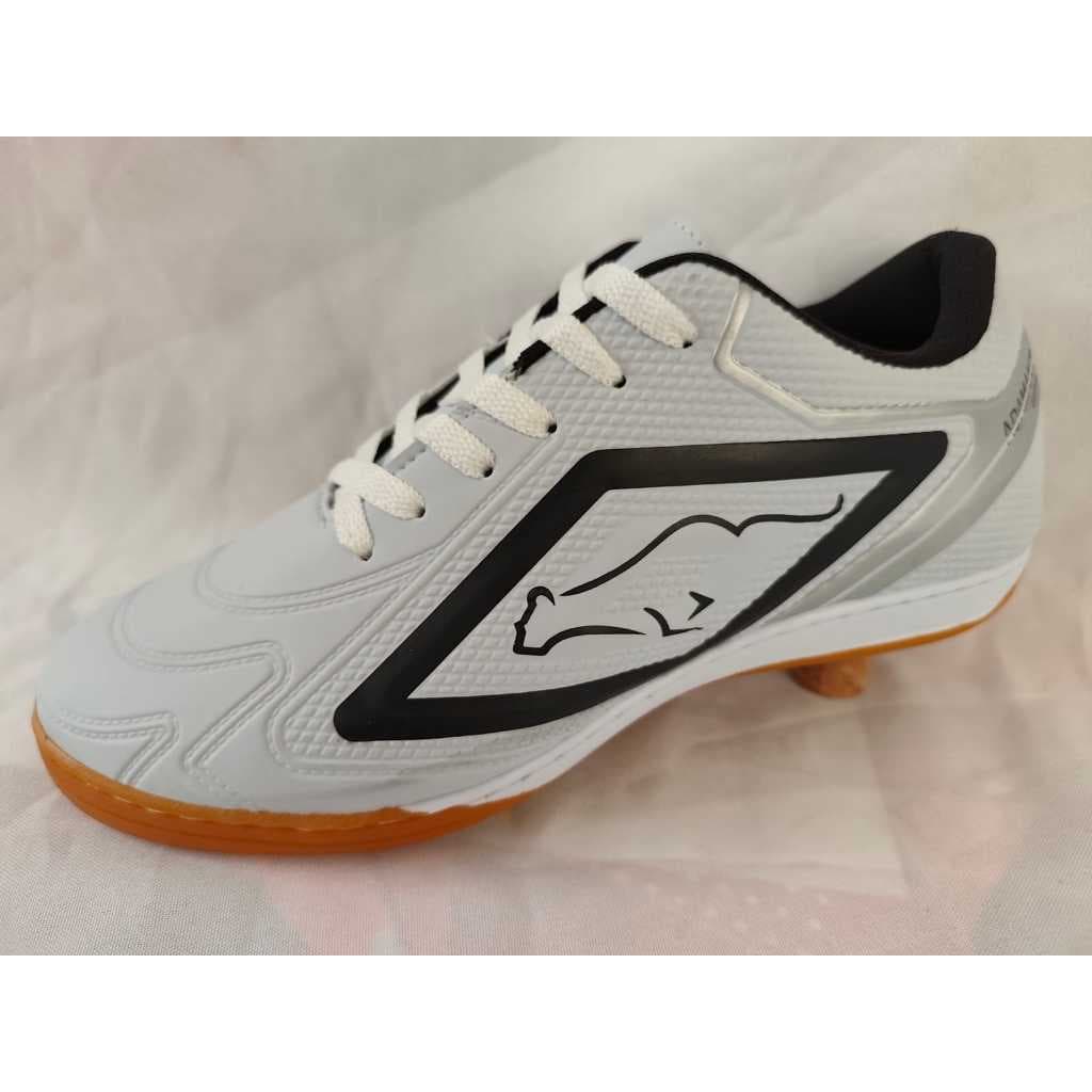 tenis chuteira futisal 09 bco/pto  salao quadra futibol original