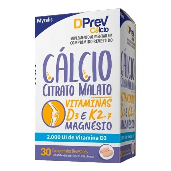 Dprev Cálcio 2.000ui 30 Comprimidos Revestidos