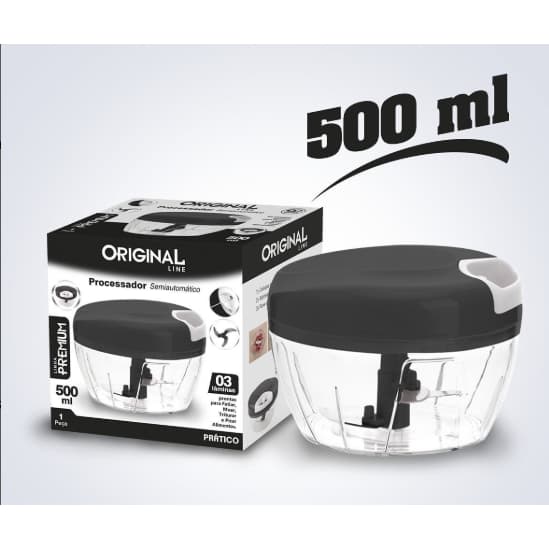 Processador Manual Multiuso 500ml Cozinha