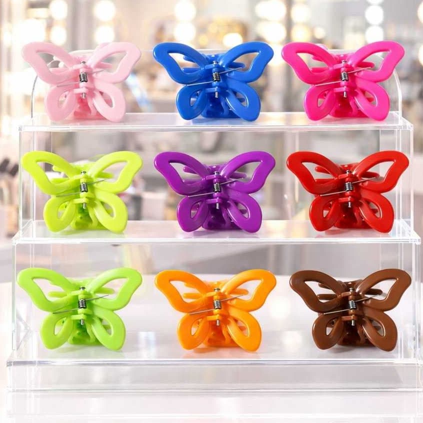 12 Piranha BORBOLETA de cabelo, Presilha, pretendedor, Acessórios  Para Cabelo.
