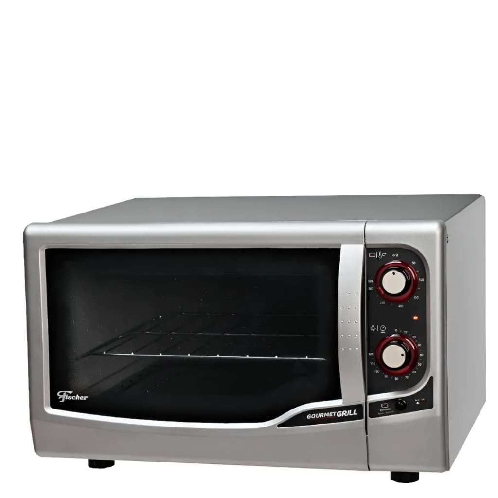 Forno De Bancada Elétrico Fischer Gourmet Grill 4 220v e 127v Prateado