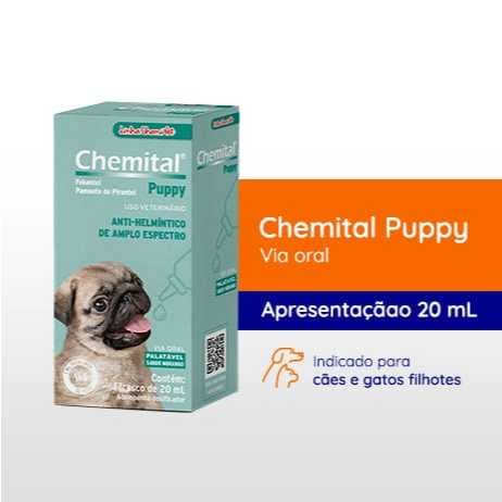 chemital puppy anti-helmintico de amplo espectro para caes