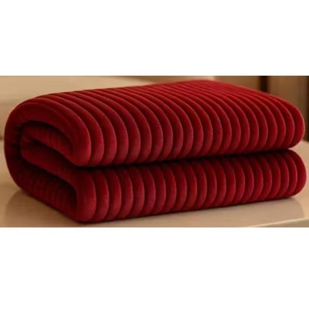 Manta Canelada Premium Casal Queen Microfibra - 2,30m x 2,50m