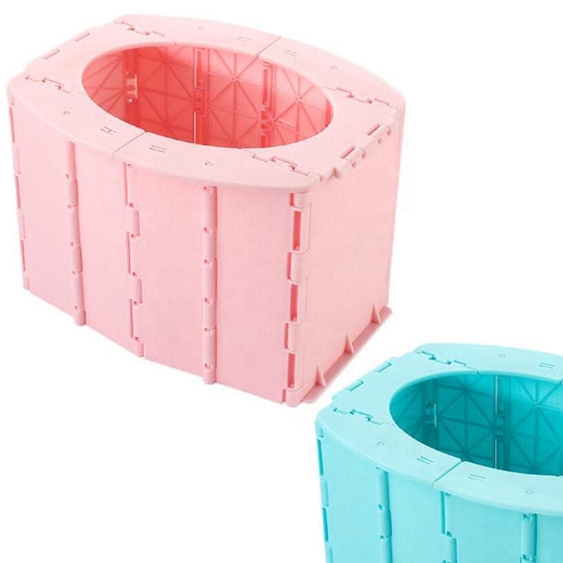 Assento Portátil Infantil Penico Dobrável Para Viagens Passeios Desfralde