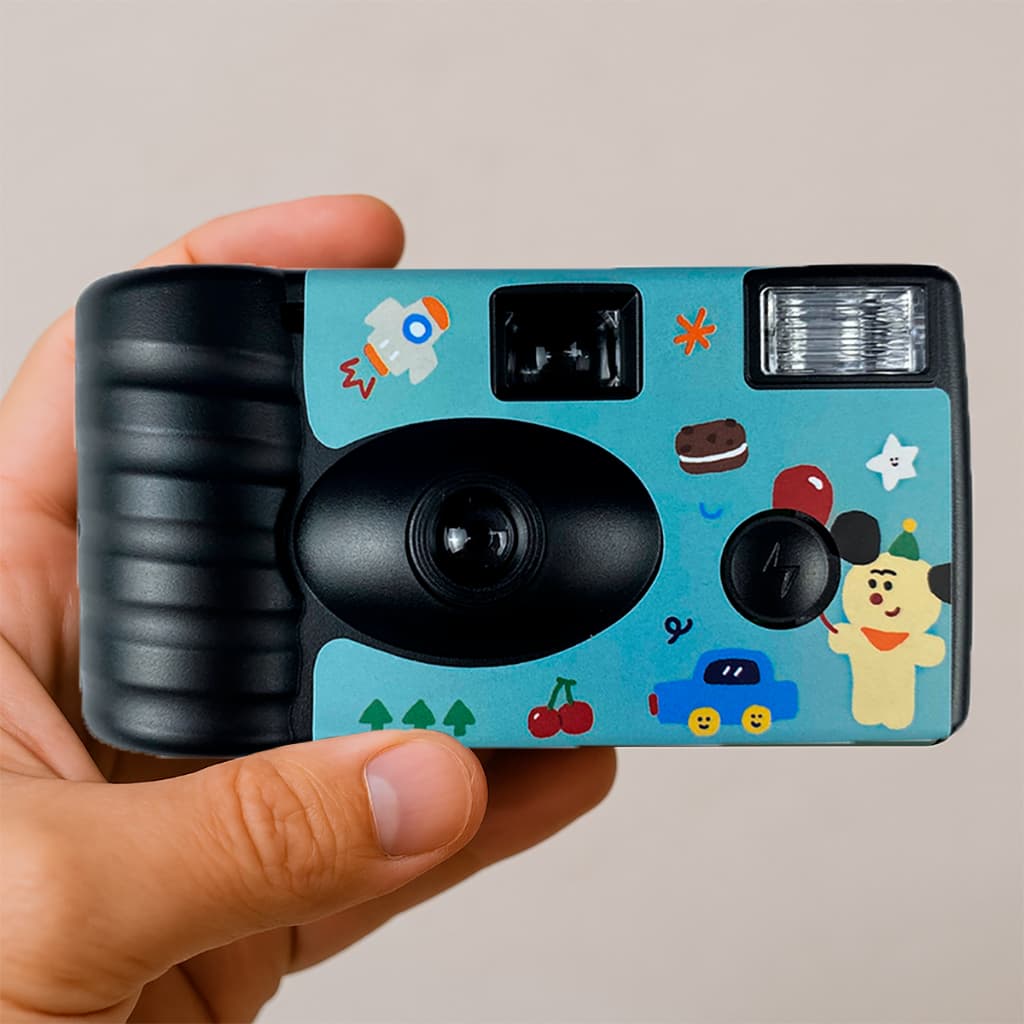 Câmera Analógica Infantil TPFoto Descartável com 27 Poses