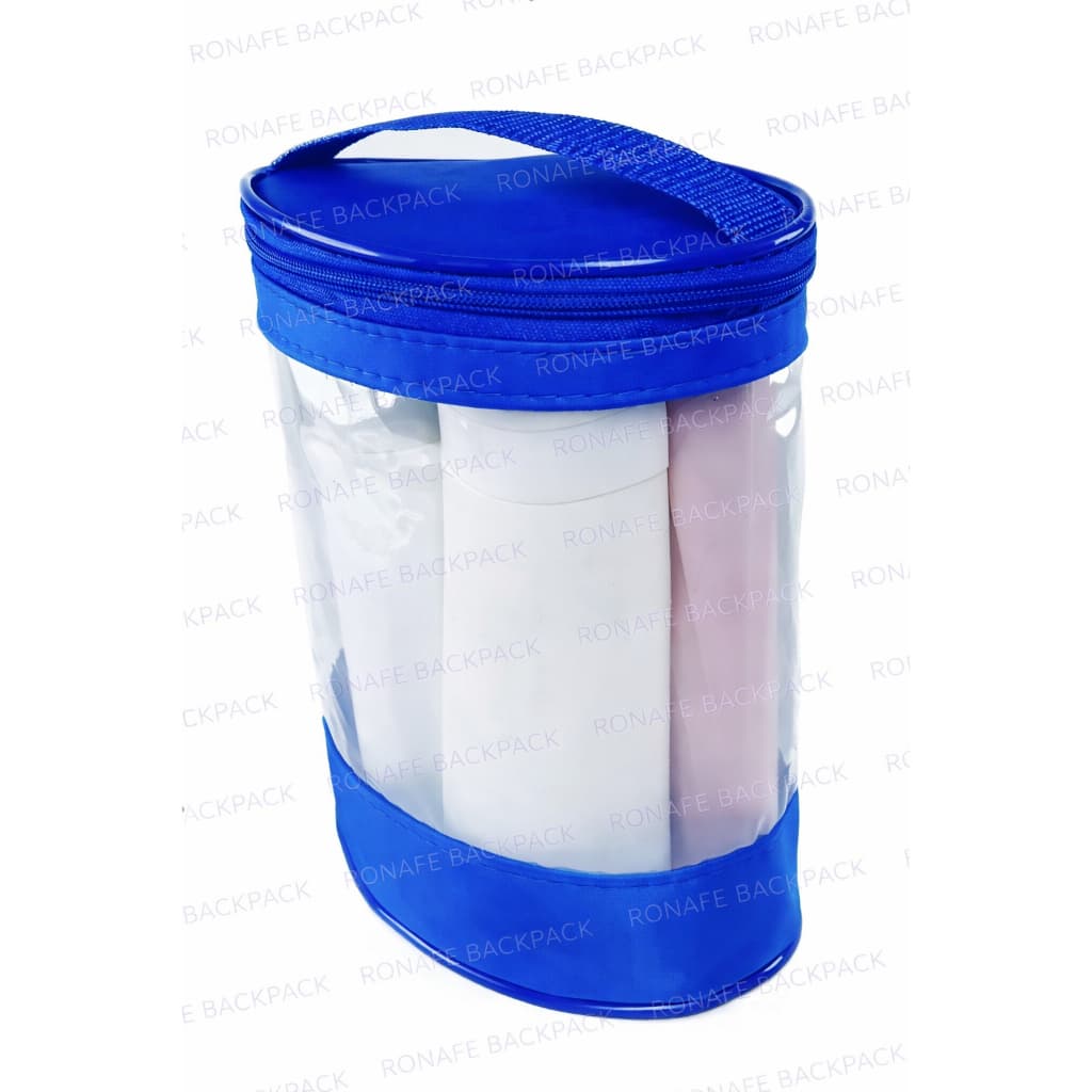 Bolsa Organizadora para Shampoo e Condicionador Plástico Cristal e Nylon 70 impermeável Shampoozeira