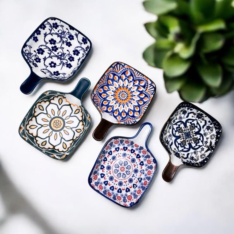 Molheira Porcelana Aperitivos Molho Artigos para mesa posta - 60 ml