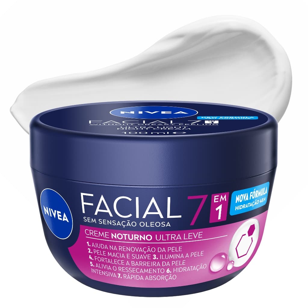 NIVEA Creme Facial Noturno 100g BBB 26