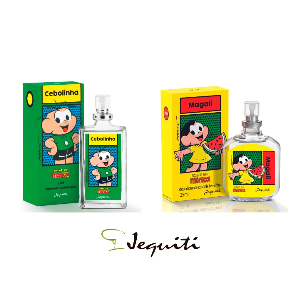 Kit 2 Colônias Infantis Jequiti 25ml – Magali + Cebolinha Turma da Mônica