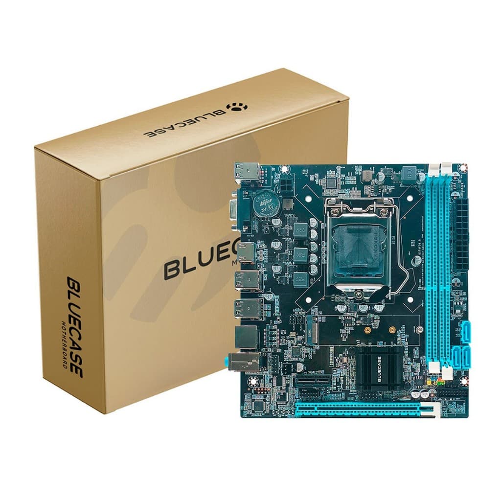 Placa Mãe B75 LGA 1155 DDR3 2ª e 3ª Geração HDMI VGA SSD M.2 NVMe REDE GIGABIT USB 3.0 h61