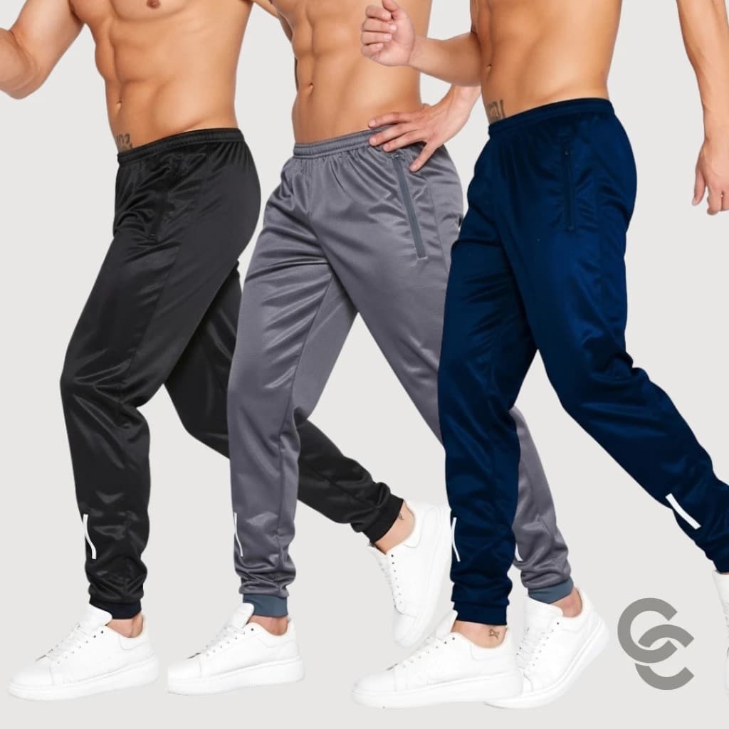KIT 2 Calça Jogger Com Elastico Na Perna Nova Coleção 2025