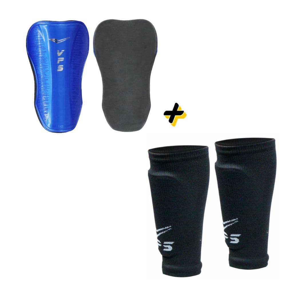 Kit Canelito Meião + Caneleira Vps Adulto Futsal Futebol