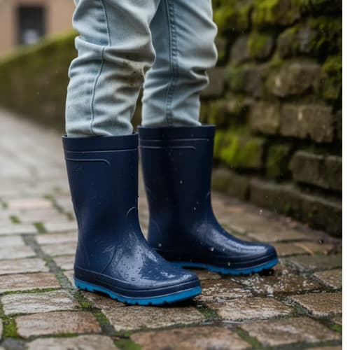 Bota Galocha Jetsky Infantil Pega Forte Grendene Impermeável Forrada.