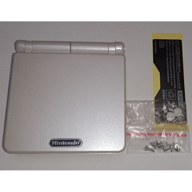 Carcaça compatível Game Boy Advance SP Branco Gelo