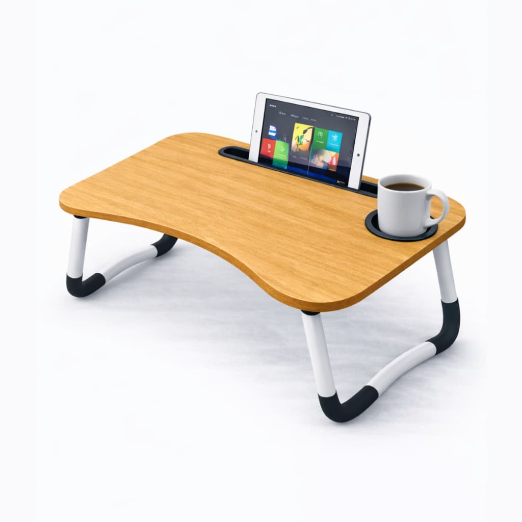 Mesa Dobravel Para Notebook Mdf Multiuso Café Cama - TechnoLar