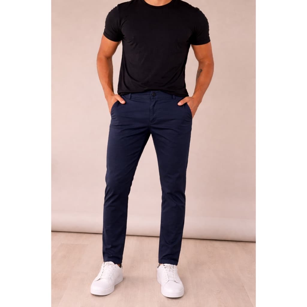 Calça Sarja Masculina com Elastano 36 ao 48 – Slim Confortável Direto da Fábrica