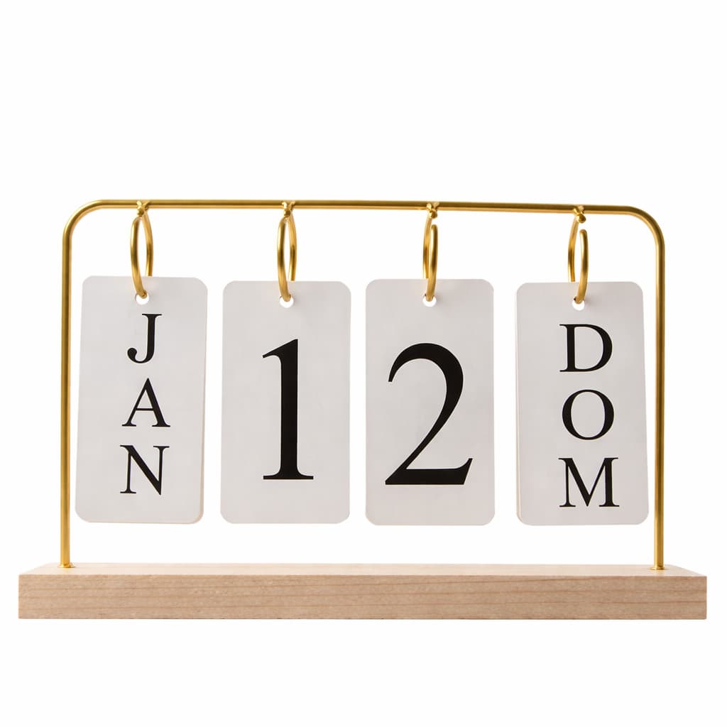 Calendário De Mesa Para Escritório Escrivaninha