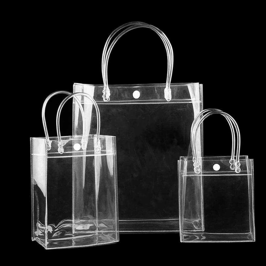 Kit 10 Sacola Transparente com Alça Ref:BC-1520