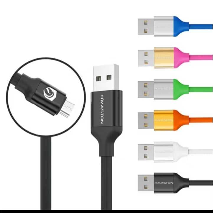 KIT COM 2 CABO USB TIPO C 1,20M  TURBO ANDROID CARREGAMENTO RAPIDO COMPATIVEL SANSUNG MOTOROLA XIAOMI  POCO MINOT