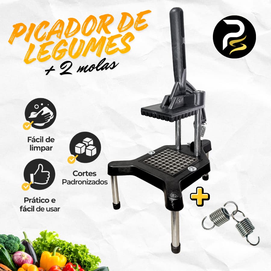 Picador Cortador Fatiador de Legumes Profissional cozinha