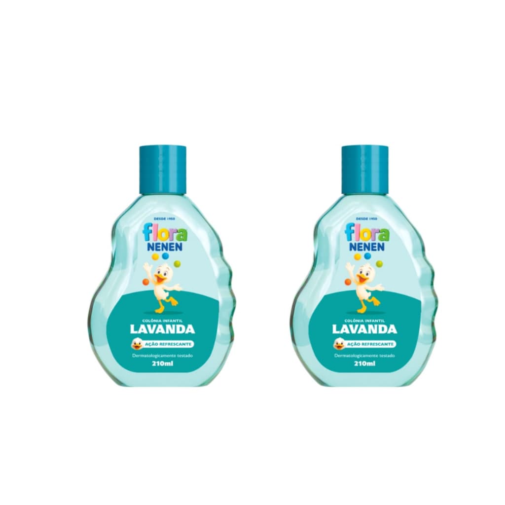 Colônia Lavanda Flora Neném100 ml -02 UNIDADES