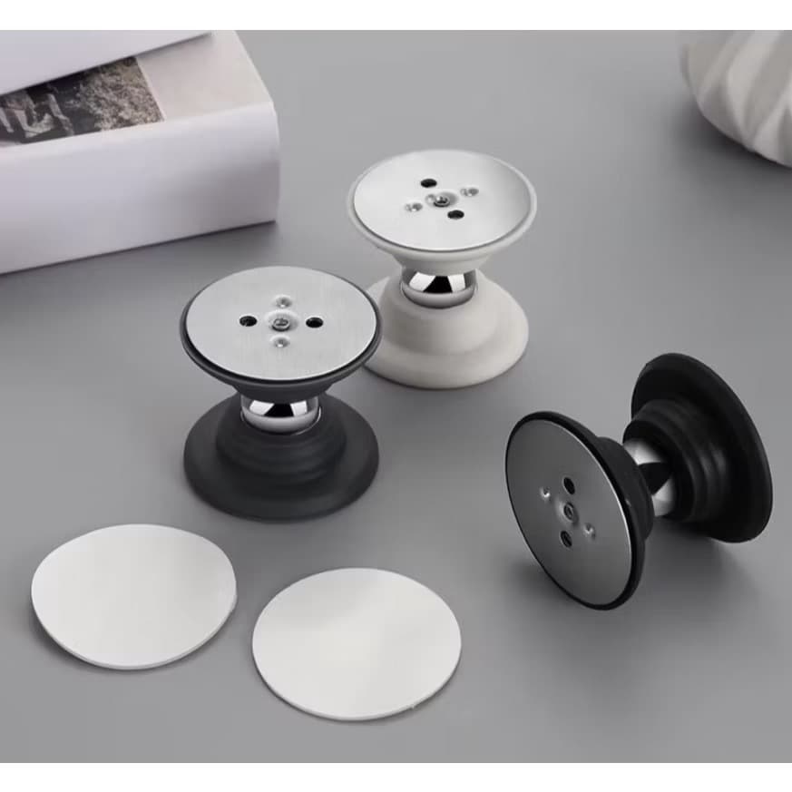 Prendedor Fixador Trava Porta inox Magnético Adesivo Inox