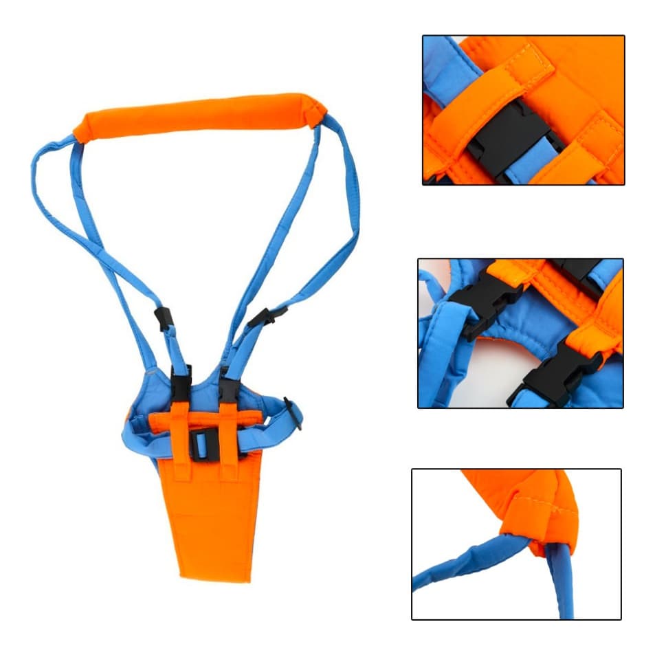 Andador Infantil Portátil Suspenso bebê Manual Auxiliador Conforto Crianças Colete Moon walk