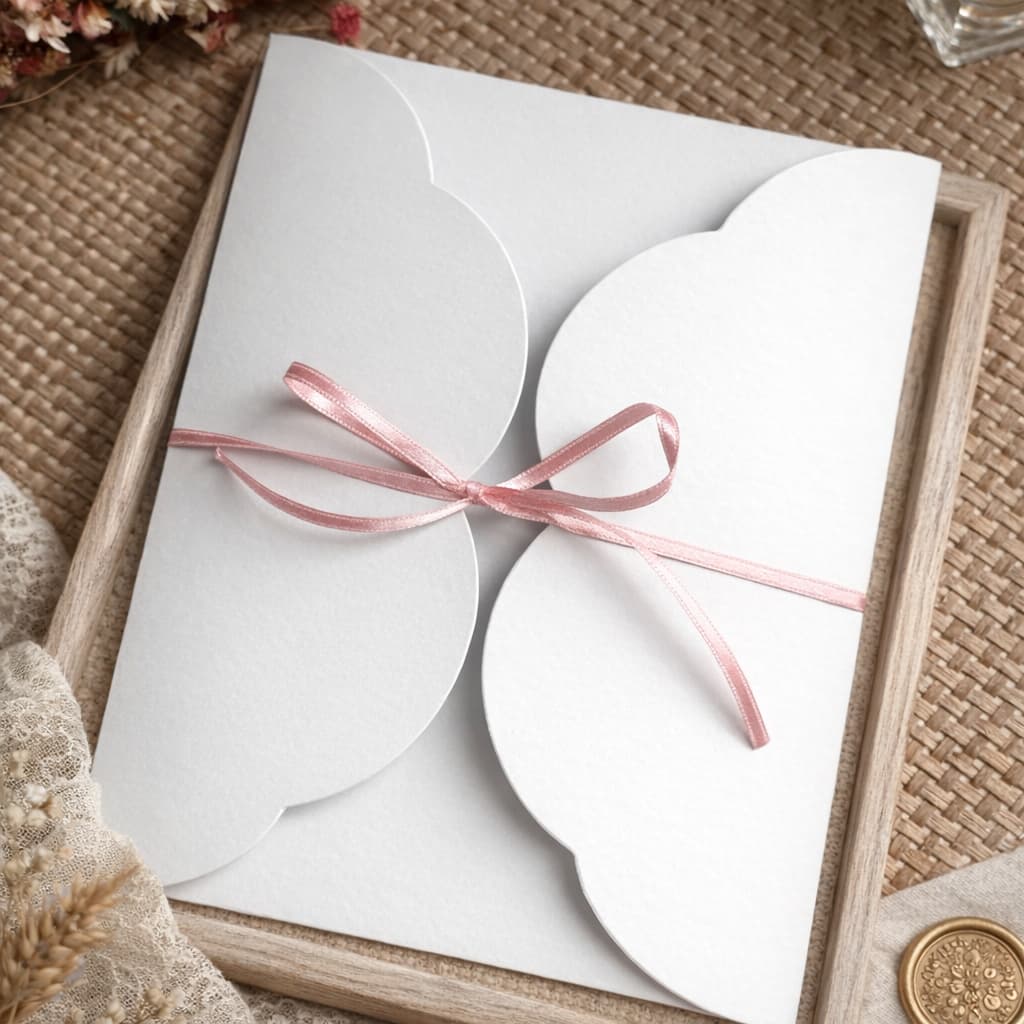 Envelopes prontos para convite Modelo Nuvem - 19x14cm