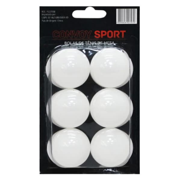 KIT BOLINHAS DE PING PONG C/ 6 UNIDADES