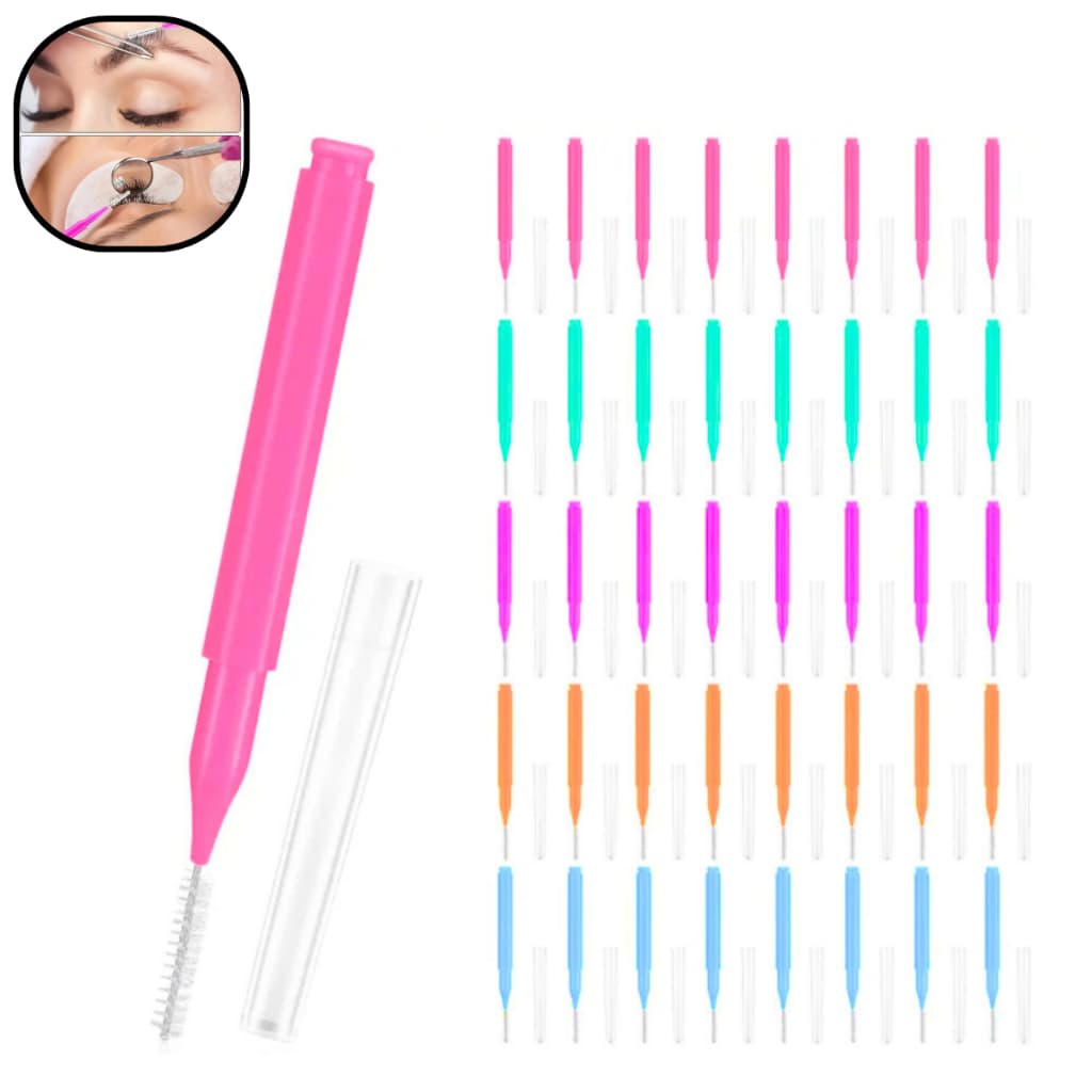 Kit 10/30/60un Escova de Dente Interdental Dental Picks Escovinha para limpeza